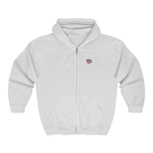 Sask Surf Club Zip Hoodie — 'Off The Deck' Retro Surf Graphic