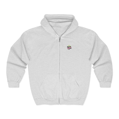 Sask Surf Club Zip Hoodie — 'Off The Deck' Retro Surf Graphic