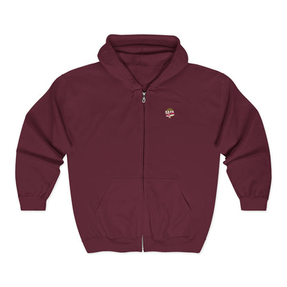 Sask Surf Club Zip Hoodie – Retro Beach Surfboard Design