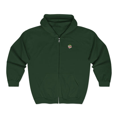 Sask Surf Club Zip Hoodie – Retro Beach Surfboard Design